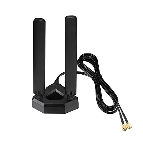 Eightwood tri-band WiFi 6E antenna with magnetic mount