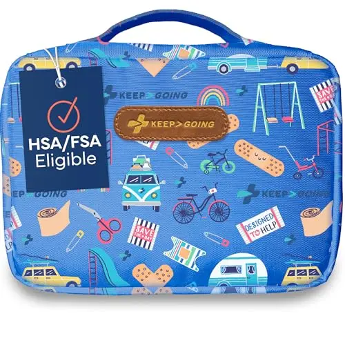 KeepGoing 270-piece large home first aid kit with kid-friendly design