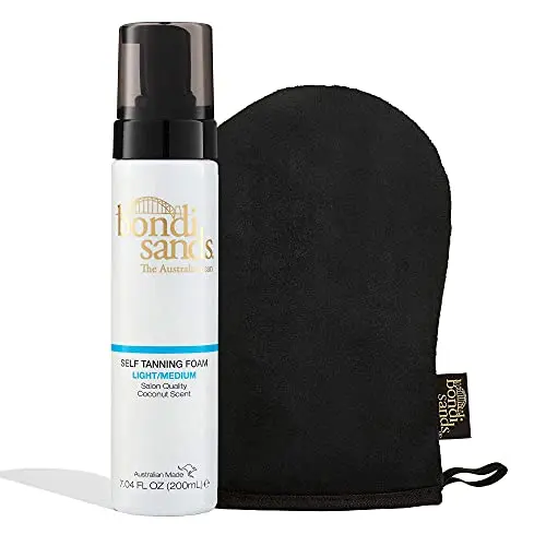 Bondi Sands Self Tanning Foam and application mitt kit