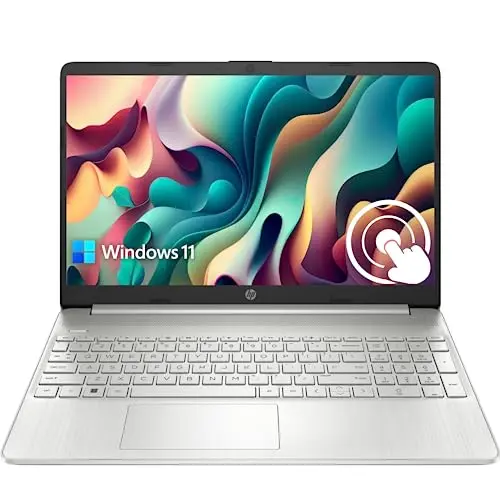 HP Pavilion laptop with Intel Core i3 processor and touchscreen display