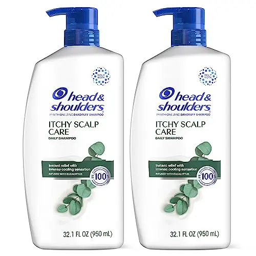 Head & Shoulders Itchy Scalp Care Shampoo bottle with eucalyptus design
