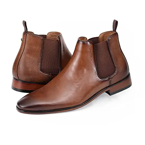 Tommy Hilfiger Sesame Chelsea Boot in medium brown