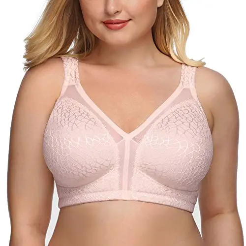 DotVol Full Figure Minimizer Wireless Bra for large busts