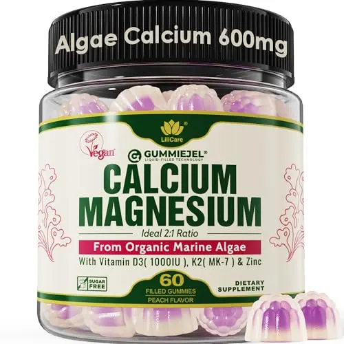 LILICARE plant-based calcium gummies from red algae