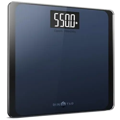 Runstar high-capacity digital scale with extra-wide platform and large LCD display