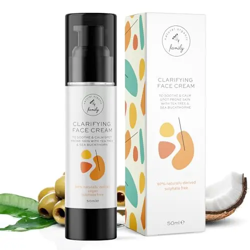 Teen moisturizer for oily skin with tea tree bottle