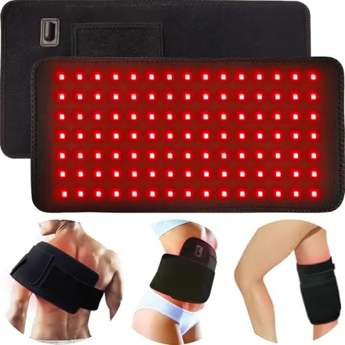 BONODAVE infrared light therapy pad with elastic strap