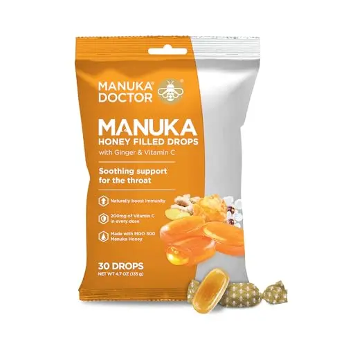Manuka Doctor Cough Drops with Manuka honey center