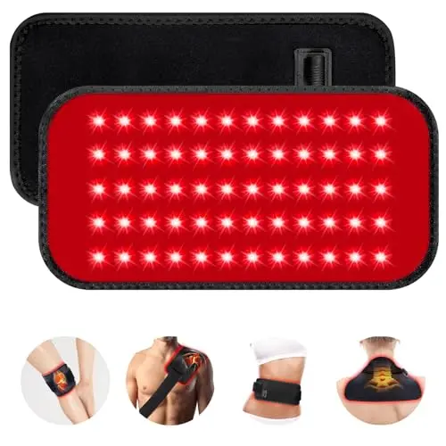 GMOWNW red light therapy belt wrapped around waist for back pain relief