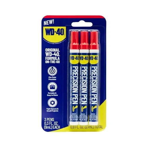 WD-40 precision pen lubricant for door hinges