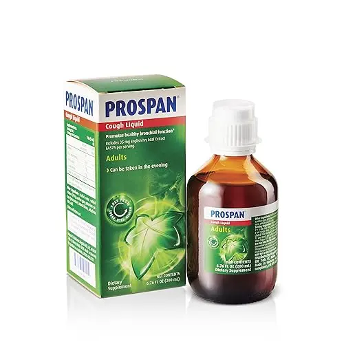 Prospan natural cough syrup with English ivy leaf extract