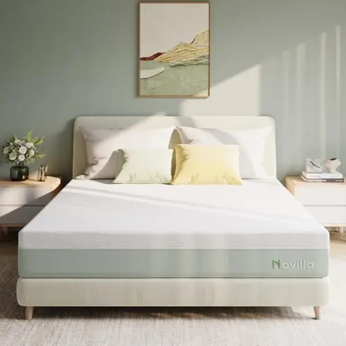Novilla gel memory foam mattress for stomach sleepers