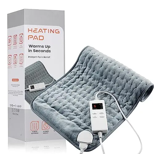 KOT electric heating pad with multiple temperature settings for cramps