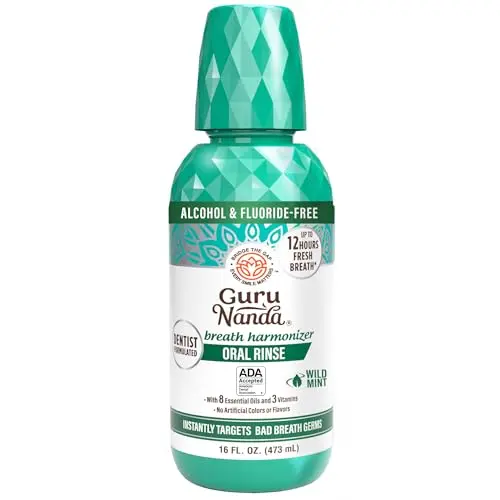 GuruNanda Fresh Breath Mouthwash bottle