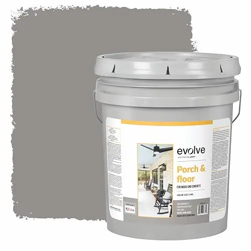 EVOLVE porch and floor paint in battleship grey for concrete surfaces