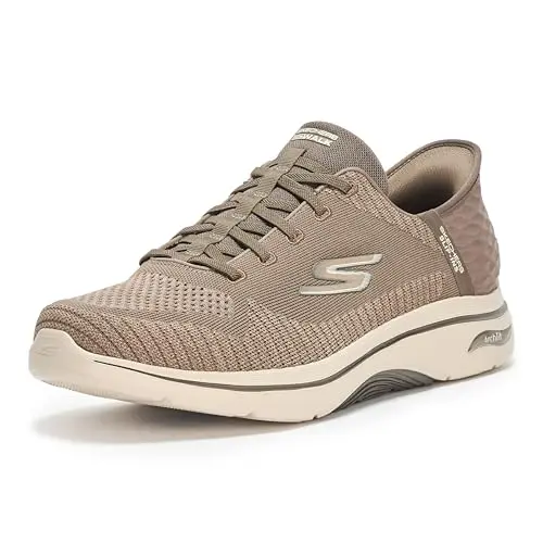 Skechers Hands Free Slip-ins Go Walk Arch Fit 2.0 sneakers in taupe