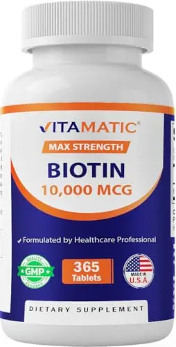 Vitamatic Biotin 10000mcg Tablets