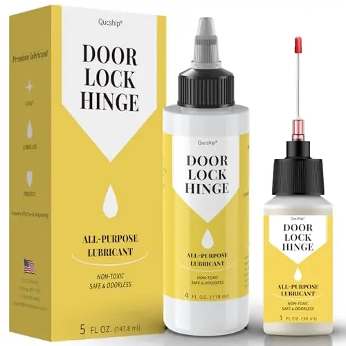 Qucship door hinge lubricant kit with 4oz and 1oz bottles