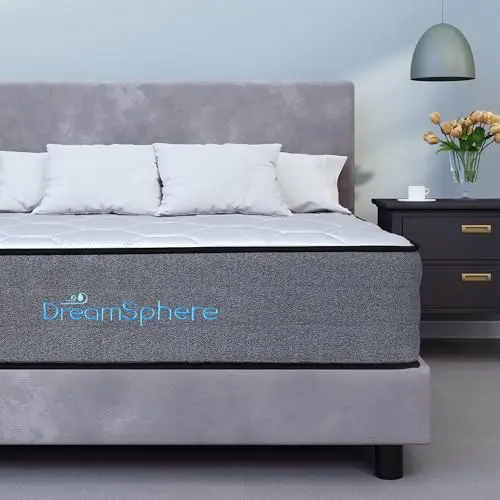 DreamSphere 14 inch hybrid mattress with gel memory foam