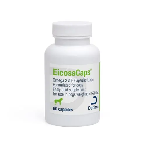 EicosaCaps Omega 3 and 6 capsules for dogs