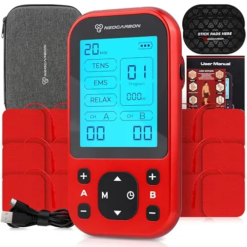 Neocarbon TENS unit pro with 36 modes for pain relief