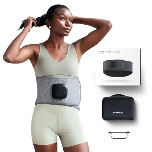 HYDRAGUN back and core massager with heat and vibration therapy