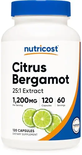 Nutricost citrus bergamot capsules bottle