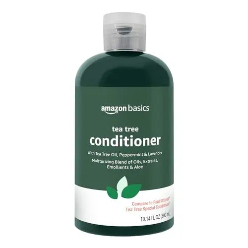 Amazon Basics Tea Tree Conditioner with peppermint and lavender