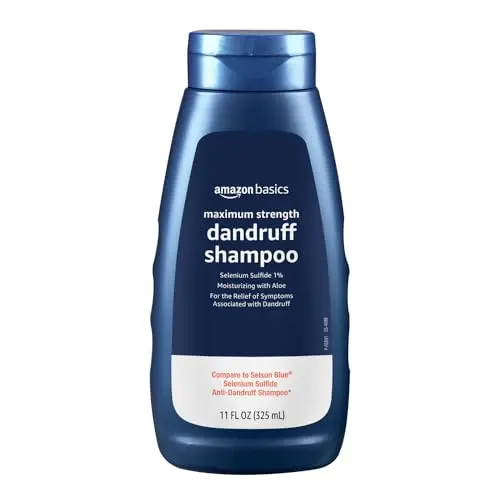 Amazon Basics moisturizing dandruff shampoo for sensitive scalp