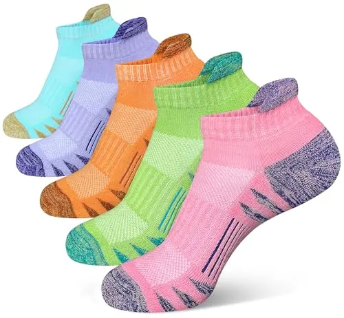 Heyoboy women's thick cushioned athletic socks for foot pain relief