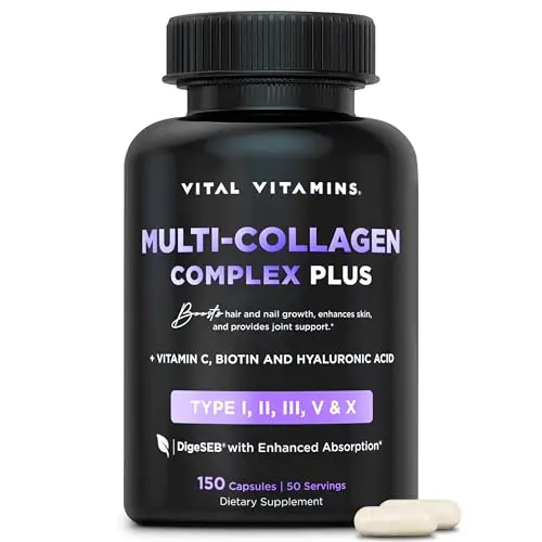 Vital Vitamins Multi Collagen Complex capsules bottle