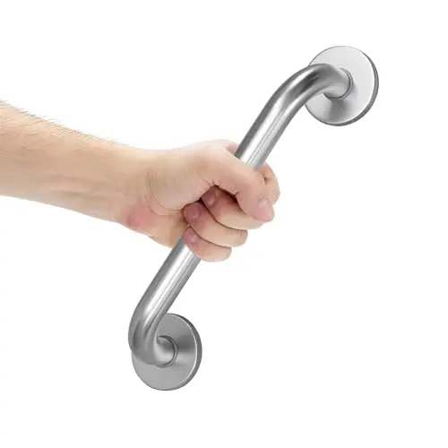 AmazerBath brushed nickel grab bar for shower