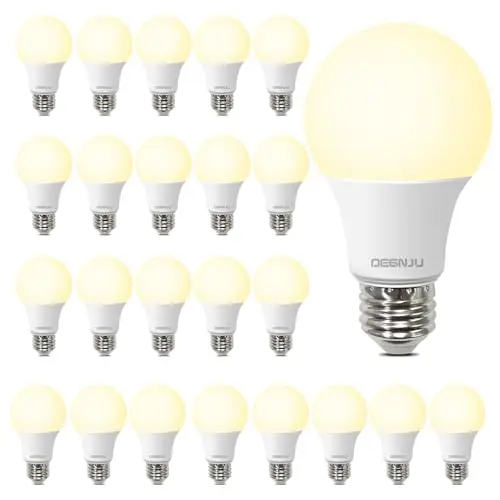 DEGNJU 24-pack soft white LED light bulbs
