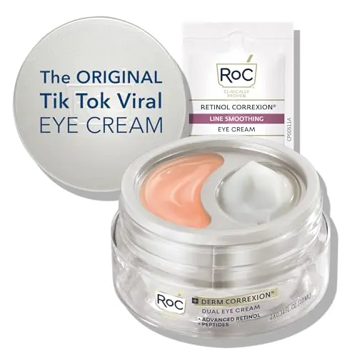 RoC Derm Correxion Dual Eye Cream with separate gel and cream compartments
