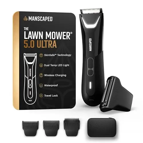 MANSCAPED The Lawn Mower 5.0 Ultra groin and body hair trimmer with dual heads