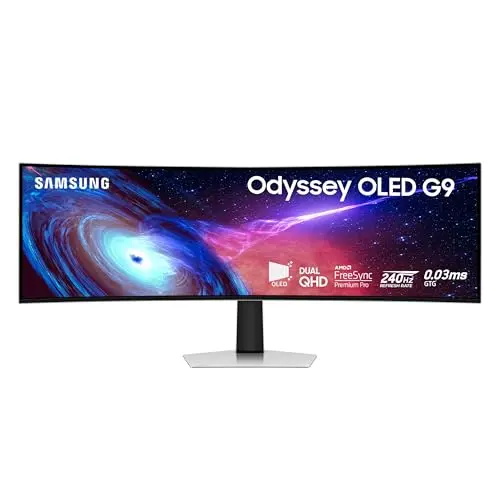 Samsung Odyssey 49-inch curved OLED gaming monitor