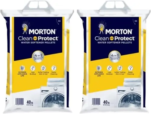 Morton Clean and Protect Water Softener Salt Pellets in 40-pound pack