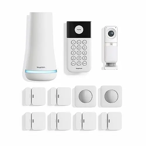 SimpliSafe 11-piece home security system with wireless indoor HD camera