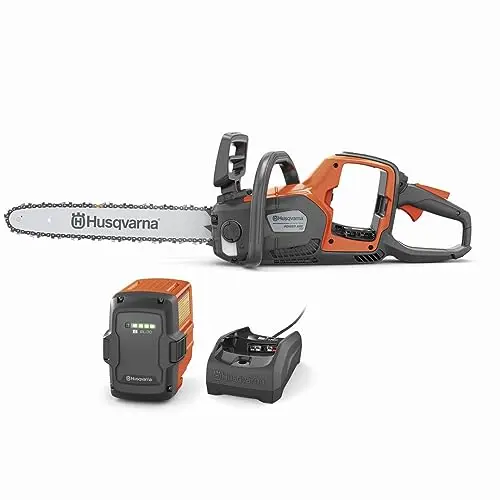 Husqvarna 18-inch cordless battery chainsaw with brushless motor