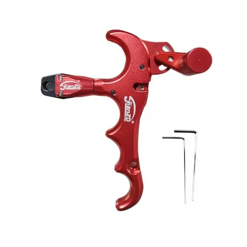 JIANZD 4-finger thumb release with 360-degree rotation for compound bows
