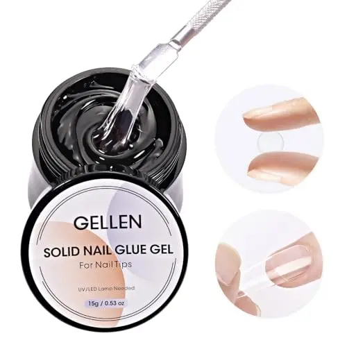 Gellen solid nail glue gel jar