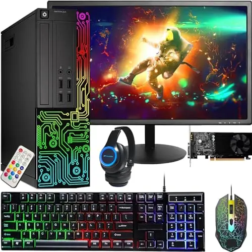 Dell RGB gaming desktop computer with monitor included