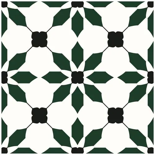 MORCART black green peel and stick vinyl floor tiles