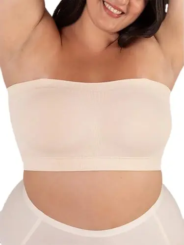 SHAPERMINT wire-free strapless bra for women and plus sizes