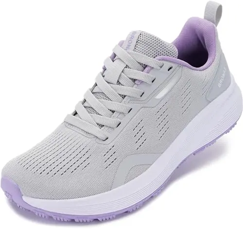 BRONAX Women's wide walking shoes with spacious toe box