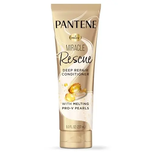 Pantene Miracle Rescue deep conditioner tube with Pro-V pearls