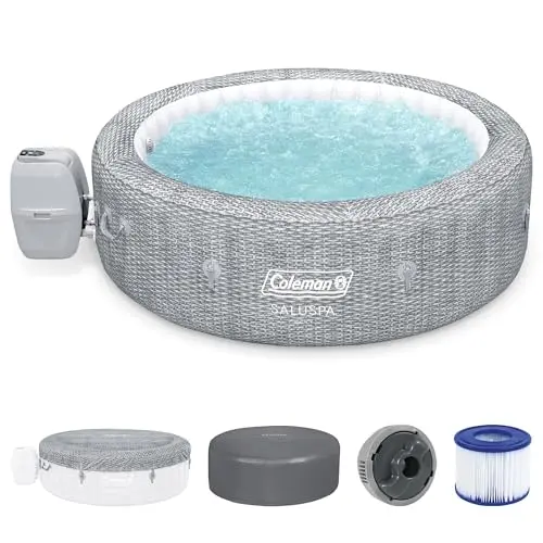 Coleman Sicily AirJet large round inflatable hot tub