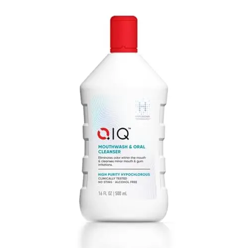 QIQ hypochlorous acid mouthwash bottle