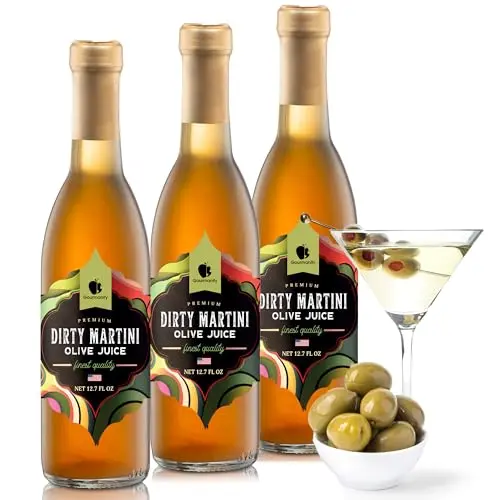 Gourmanity Olive Juice bottles with Italian heritage