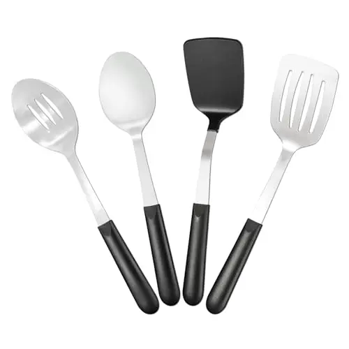 CuCut stainless steel cooking utensils set with PP handles